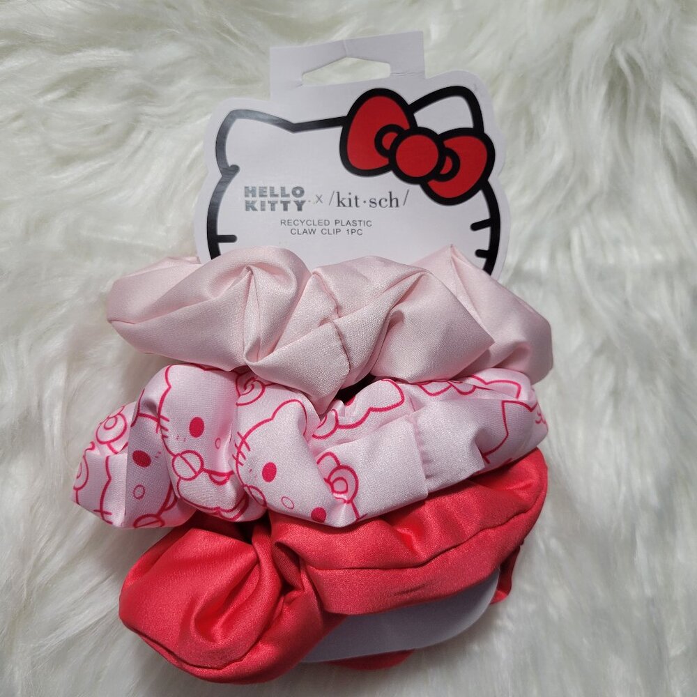 Hello Kitty x Kitsch Scrunchie Set
